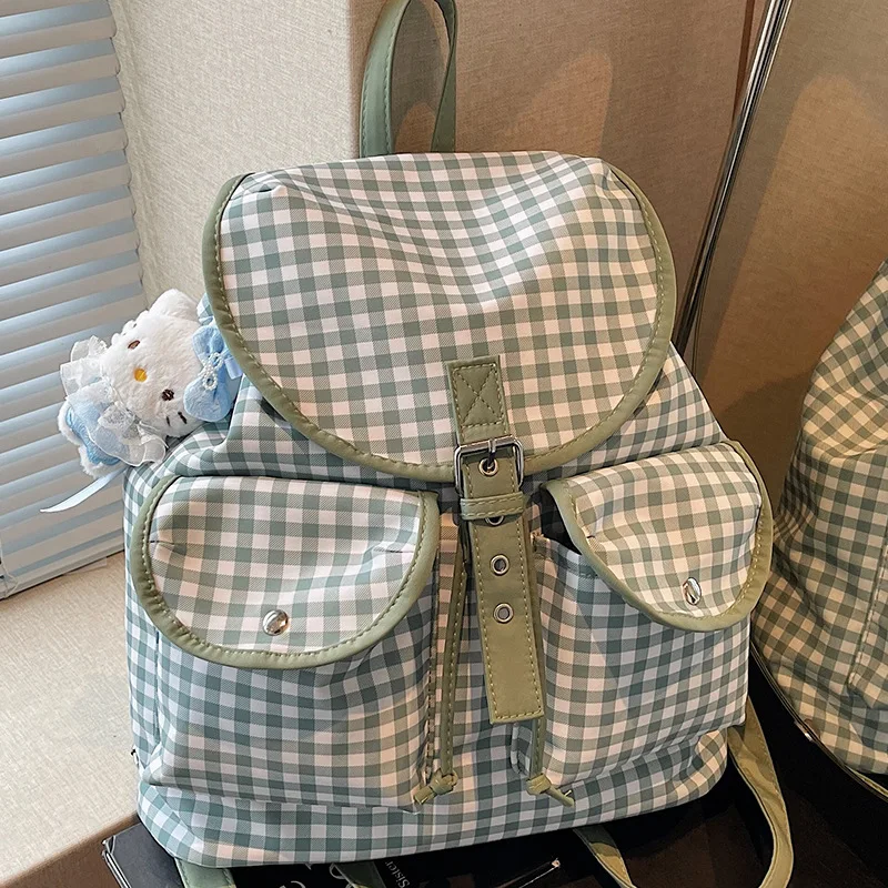2025 Summer Korean Style Backpack Women’s Casual Plaid Rucksack Large Capacity Cute Japanese School Bag
2025 Summer Korean Style Backpack Women’s Casual Plaid Rucksack Large Capacity Cute Japanese School Bag