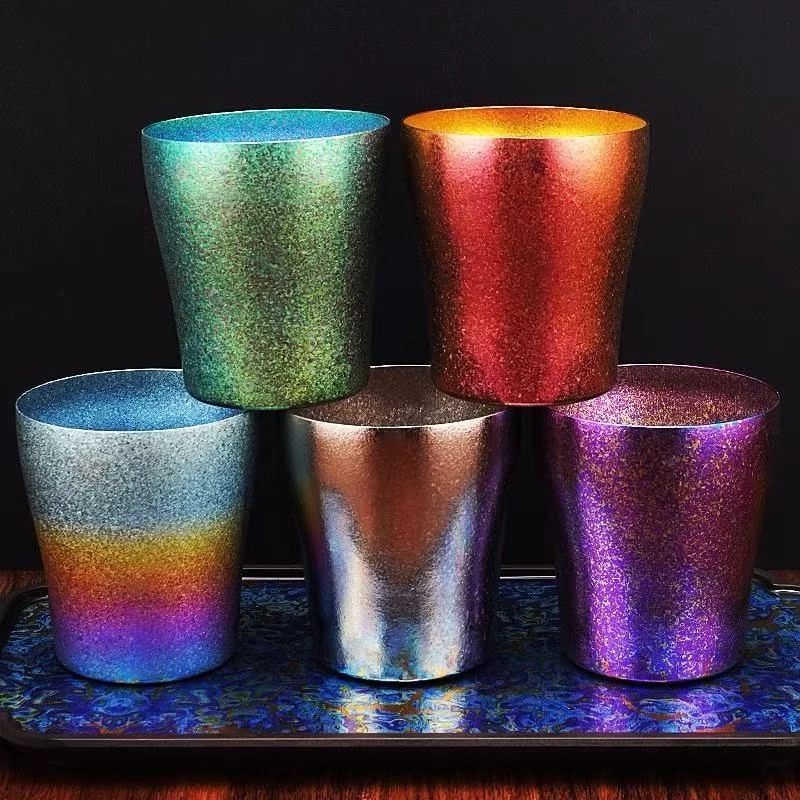 Multicolored Pure Titanium Double-Wall Coffee Mug,Outdoor Camping Water Cups,Creative Gifts Office Tea Mug 200 ml Beer Juice Cup
Multicolored Pure Titanium Double-Wall Coffee Mug,Outdoor Camping Water Cups,Creative Gifts Office Tea Mug 200 ml Beer Juice Cup