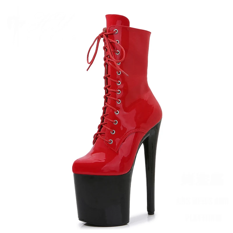 LAIJIANJINXIA New 20CM/8inches PU Upper Sexy Exotic High Heel Platform Party Women Boots Pole Dance Shoes 11AC-014
LAIJIANJINXIA New 20CM/8inches PU Upper Sexy Exotic High Heel Platform Party Women Boots Pole Dance Shoes 11AC-014