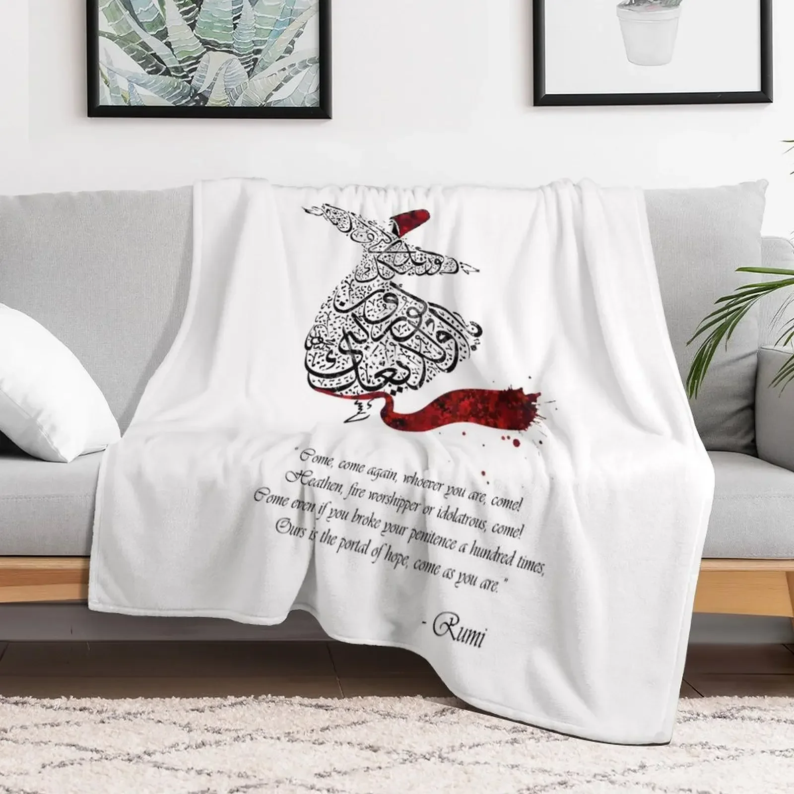Rumi Quotes Calligraphy Vertical Throw Blanket for babies Luxury Thicken Plaid Blankets
Rumi Quotes Calligraphy Vertical Throw Blanket for babies Luxury Thicken Plaid Blankets