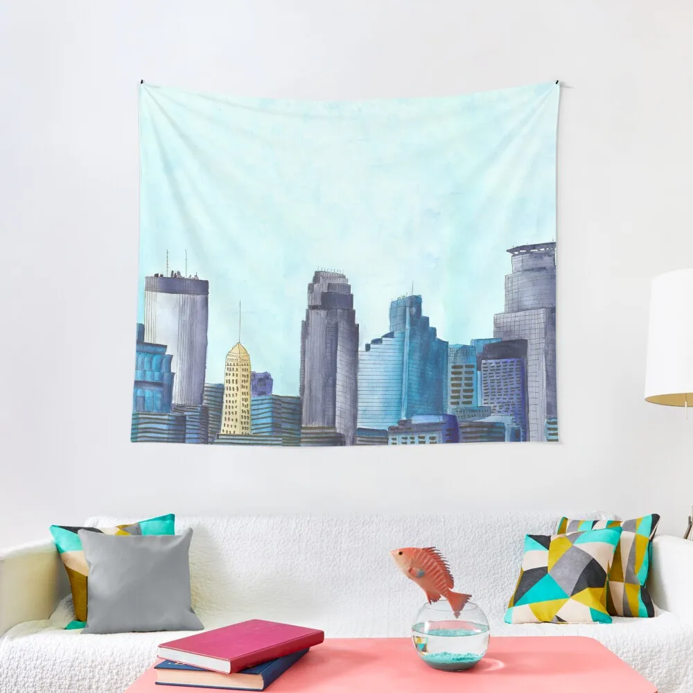 Minneapolis Skyline Watercolor Painting Tapestry Wall Coverings Wall Hanging Tapestry
Minneapolis Skyline Watercolor Painting Tapestry Wall Coverings Wall Hanging Tapestry