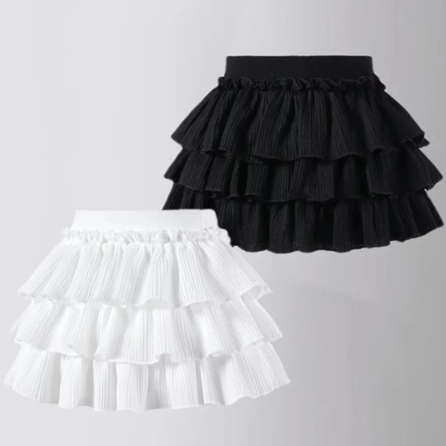 Teenage Girls Black Tiered Skirt Cute Princess A-Line Skirt High-Waist Flowy Design 2025 Summer Kids Pink Tutu Skirt 2-14 Years
Teenage Girls Black Tiered Skirt Cute Princess A-Line Skirt High-Waist Flowy Design 2025 Summer Kids Pink Tutu Skirt 2-14 Years