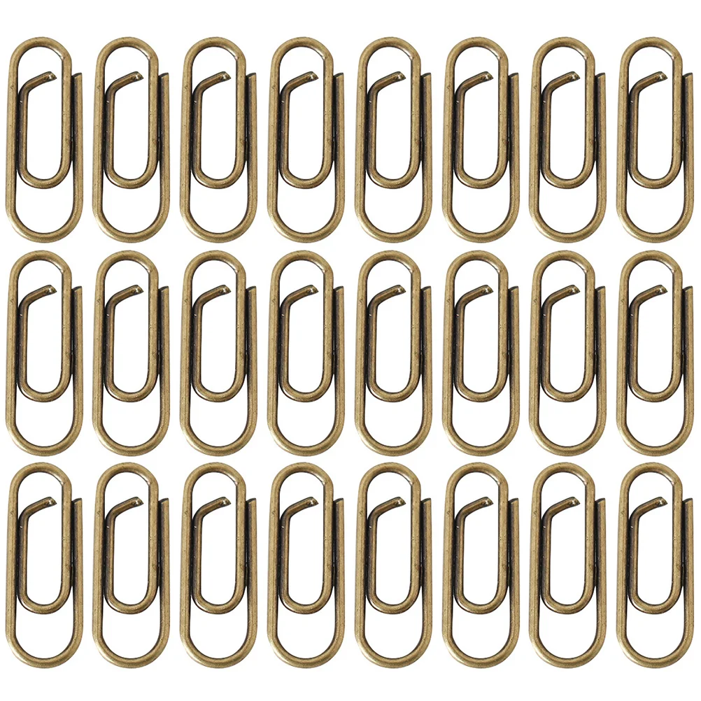 100pcs Metal Paper Clips Vintage Color Office Supplies for Papers Files Photos Documents Office Paper Clips School Use
100pcs Metal Paper Clips Vintage Color Office Supplies for Papers Files Photos Documents Office Paper Clips School Use