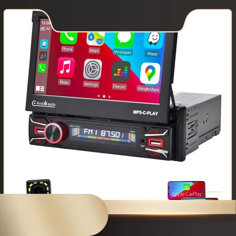 N36R-1Set Electric Flip Out Touch Screen Car Radio Wireless Carplay Android Auto Bluetooth Mirror Link Camera 7In
N36R-1Set Electric Flip Out Touch Screen Car Radio Wireless Carplay Android Auto Bluetooth Mirror Link Camera 7In