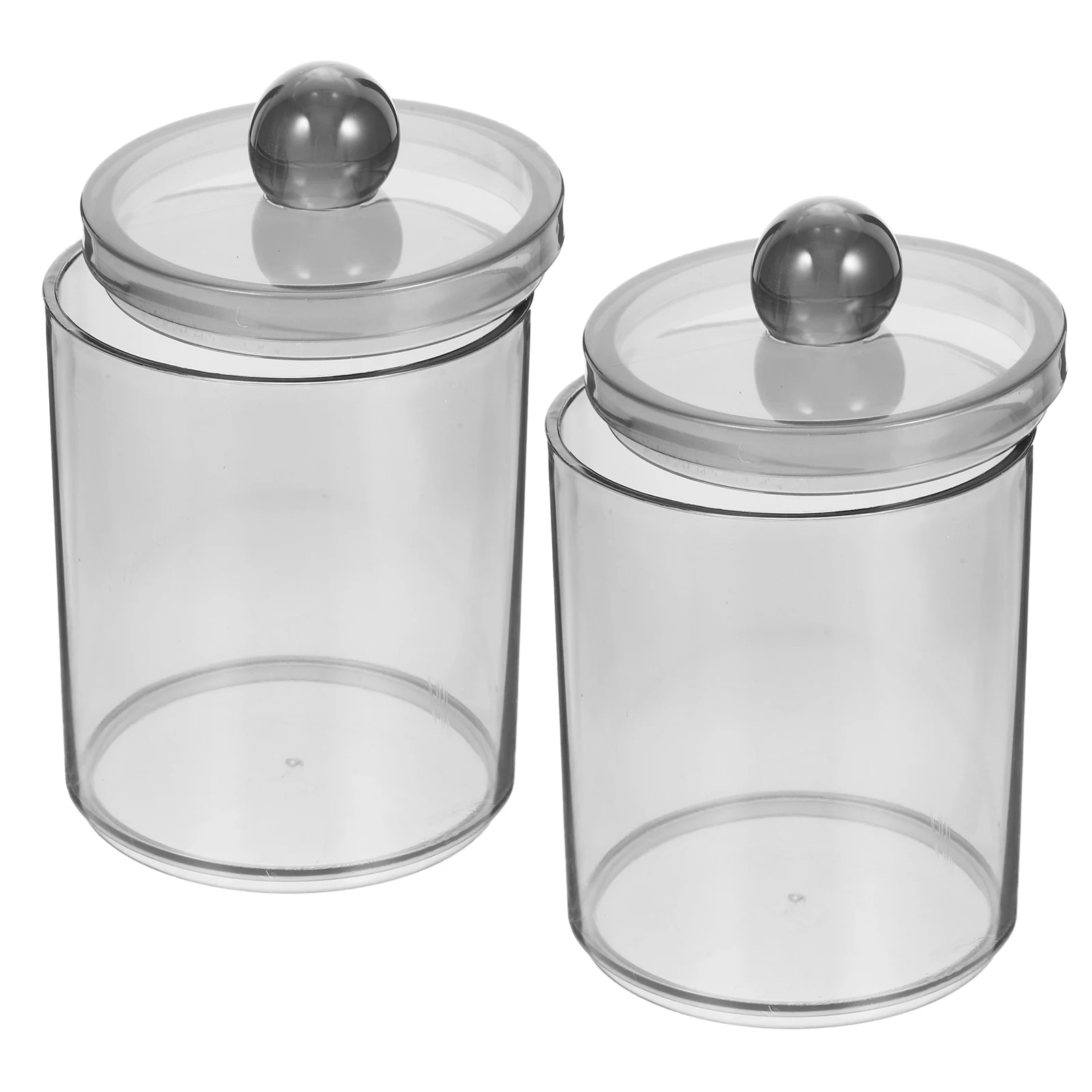 2Pcs Transparent Dustproof Storage Boxes for Cotton Swabs Pads Makeup Sponges ganizers Protective Jars For Bathroom Storage Lids
2Pcs Transparent Dustproof Storage Boxes for Cotton Swabs Pads Makeup Sponges ganizers Protective Jars For Bathroom Storage Lids