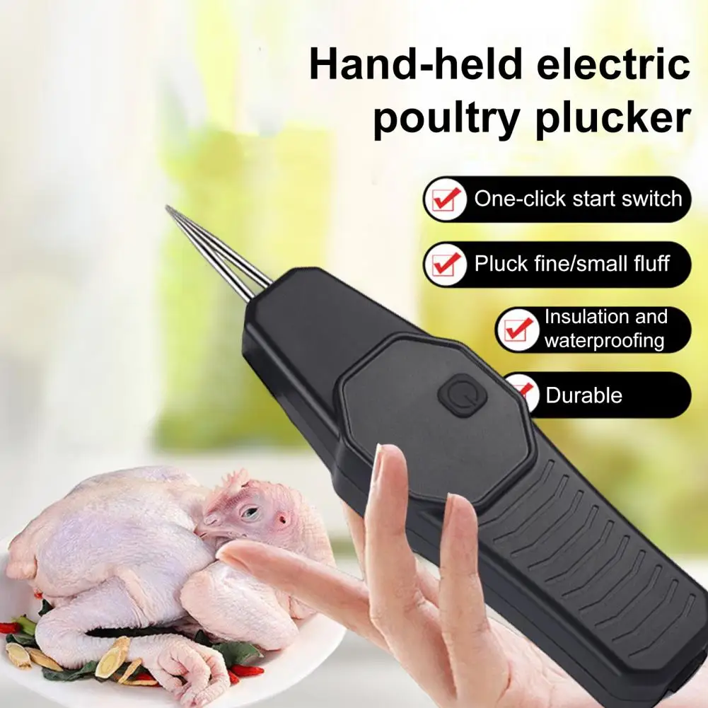 Electric Chicken Plucker Machine Handheld Poultry Feather Plucker Portable Automatic Hair Puller for Chickens Turkeys Ducks Wate
Electric Chicken Plucker Machine Handheld Poultry Feather Plucker Portable Automatic Hair Puller for Chickens Turkeys Ducks Wate
