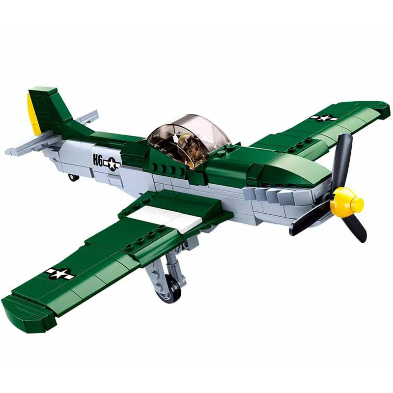 323PCS 0857 WW2 P51D Fighter Building Blocks Airplane Model Normandy Landing DIY Bricks Toy Gift for Children Boys
323PCS 0857 WW2 P51D Fighter Building Blocks Airplane Model Normandy Landing DIY Bricks Toy Gift for Children Boys