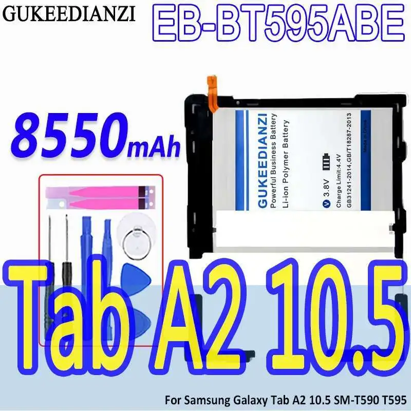 Легкий сменный аккумулятор премиум-класса EB-BT595ABE для планшета 8550 мАч для Samsung Galaxy Tab A2 10,5 SM-T590 T595
Легкий сменный аккумулятор премиум-класса EB-BT595ABE для планшета 8550 мАч для Samsung Galaxy Tab A2 10,5 SM-T590 T595