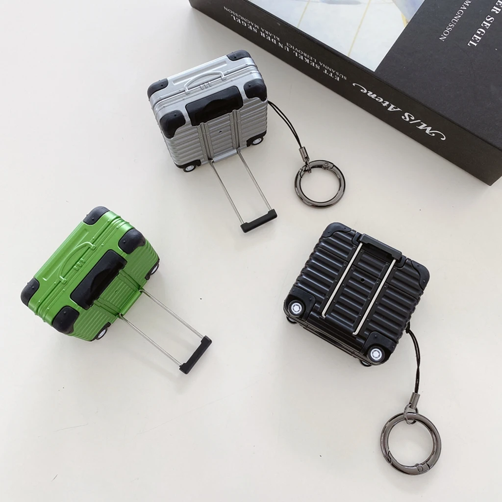 For AirPods 4 Pro or Pro 2 Earphone Case Cover Advanced Creative Stereoscopic Rolling suitcase with Holder Ring
For AirPods 4 Pro or Pro 2 Earphone Case Cover Advanced Creative Stereoscopic Rolling suitcase with Holder Ring