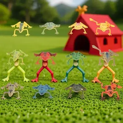 12pcs Simulate Frog Model Toy for Kids Funny Toads Plaything Lovely Amphibian Gift Plastic Frog Statue Decorative Ornament
12pcs Simulate Frog Model Toy for Kids Funny Toads Plaything Lovely Amphibian Gift Plastic Frog Statue Decorative Ornament