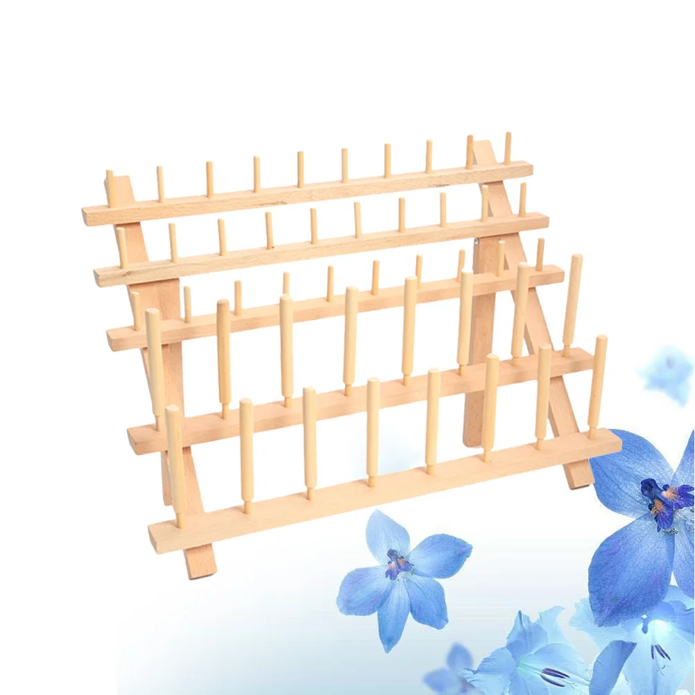 Wooden Thread Organizer Rack Natural Beech Durable Diy Stainable Sewing Embroidery Holder For Spools Cones Craft Tool Thread
Wooden Thread Organizer Rack Natural Beech Durable Diy Stainable Sewing Embroidery Holder For Spools Cones Craft Tool Thread