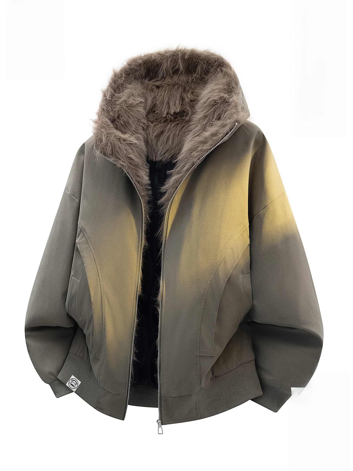 PaulFrank Thiened Winter Jaet for Men with Hood Fur Collar Casual Warm Outerwear Youth ular Polyester Fiber Long Sve
PaulFrank Thiened Winter Jaet for Men with Hood Fur Collar Casual Warm Outerwear Youth ular Polyester Fiber Long Sve