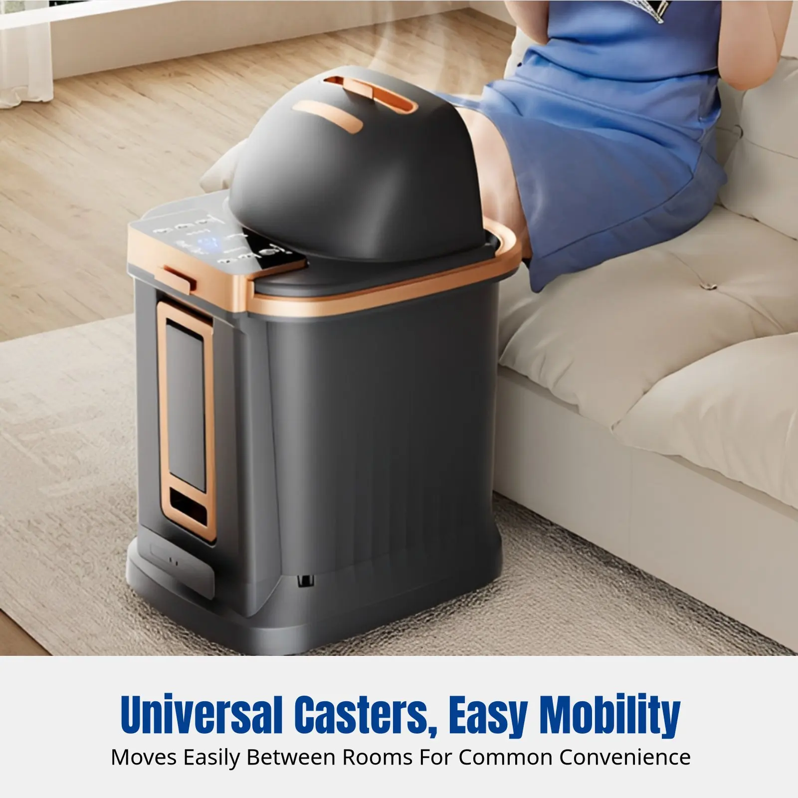 Автоматическая гидромассажная ванна для ног с подогревом, глубокое замачивание, электрический массаж, покрытие до колен и икр, домашний спа-центр
Автоматическая гидромассажная ванна для ног с подогревом, глубокое замачивание, электрический массаж, покрытие до колен и икр, домашний спа-центр