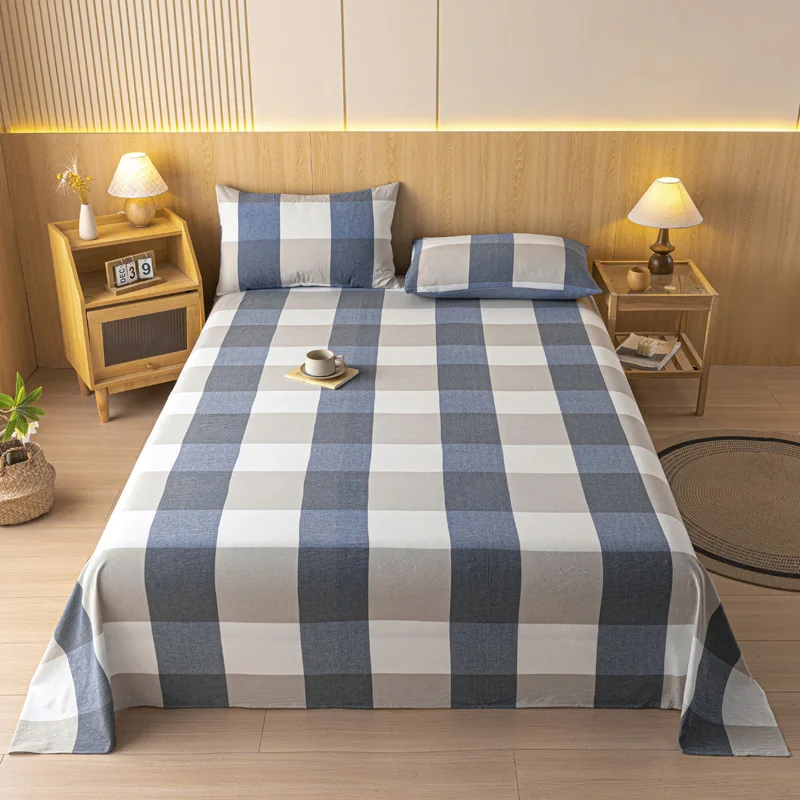 New Single Character Bed Sheet All Cotton Yarn-dyed Washed Cotton Mattress Cover Soft Skin Friendly Double Bedding More Size
New Single Character Bed Sheet All Cotton Yarn-dyed Washed Cotton Mattress Cover Soft Skin Friendly Double Bedding More Size