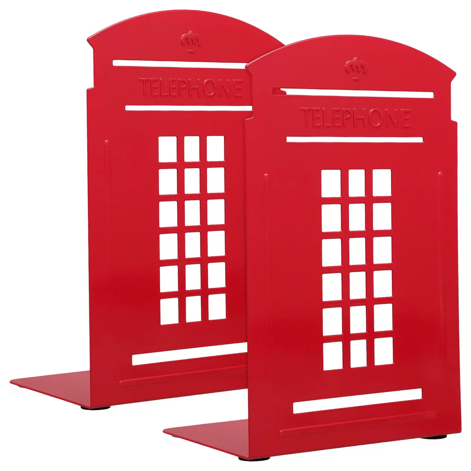 Creative Vintage Iron Telephone Booth Book Shelf Decor Heavy Books Holder Sturdy Metal Ends Organizer
Creative Vintage Iron Telephone Booth Book Shelf Decor Heavy Books Holder Sturdy Metal Ends Organizer