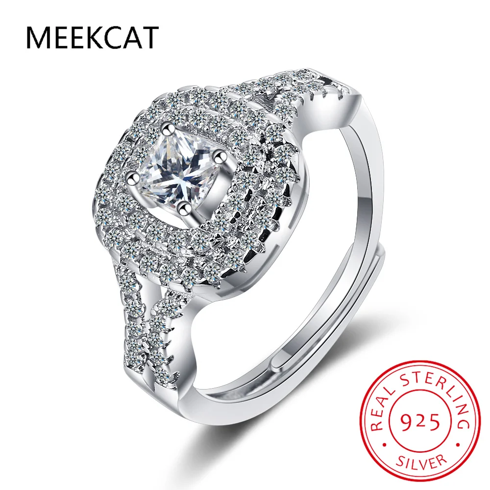 6.5mm D Color Moissanite Wedding Rings for Women Sparkling Square S925 Pure Silver Sweet Holiday Bands Jewelry Wholesale
6.5mm D Color Moissanite Wedding Rings for Women Sparkling Square S925 Pure Silver Sweet Holiday Bands Jewelry Wholesale