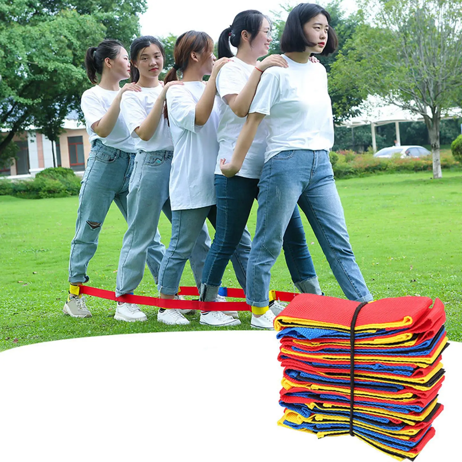 9 Sizes Legged Race Bands Durable Firm Elastic Tie Rope Colorful Three Legs Race Band for Kids Adult Outdoors Sports
9 Sizes Legged Race Bands Durable Firm Elastic Tie Rope Colorful Three Legs Race Band for Kids Adult Outdoors Sports