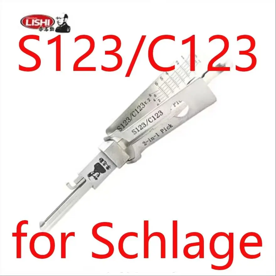 2026 Lishi 2-in-1 Pick/Decoder Tool for Schlage S123/C123 Locksmith Professional New Edition
2026 Lishi 2-in-1 Pick/Decoder Tool for Schlage S123/C123 Locksmith Professional New Edition