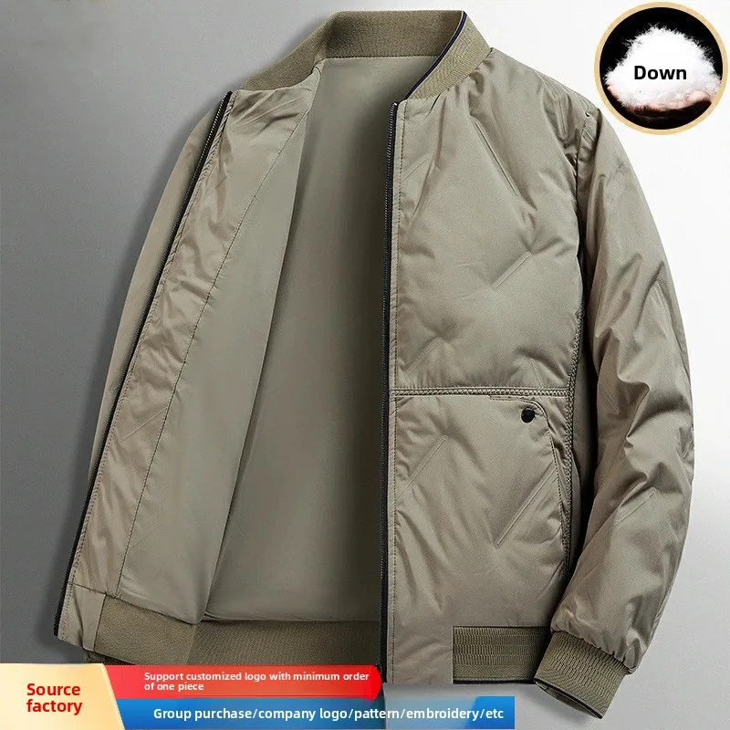 Men's New Outdoor Camping Cycling Hiking Down Jacket Fashionable White Duck Down Top Trendy and Warm Dad Jacket
Men's New Outdoor Camping Cycling Hiking Down Jacket Fashionable White Duck Down Top Trendy and Warm Dad Jacket