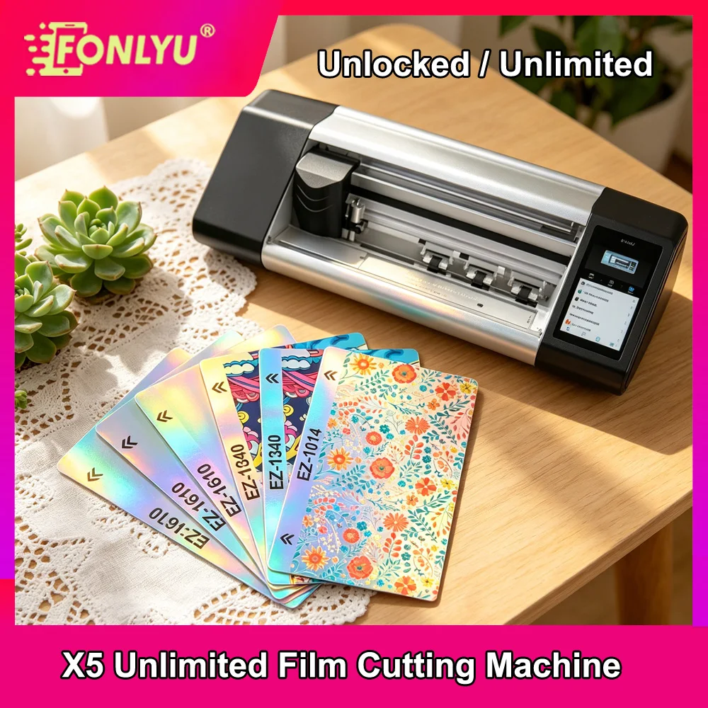 FONLYU Unlocked Film Cutting Machine Universal Flexible Hydrogel Film UV Film Cutter Free Cutting Times 11/16 Inch Cut
FONLYU Unlocked Film Cutting Machine Universal Flexible Hydrogel Film UV Film Cutter Free Cutting Times 11/16 Inch Cut