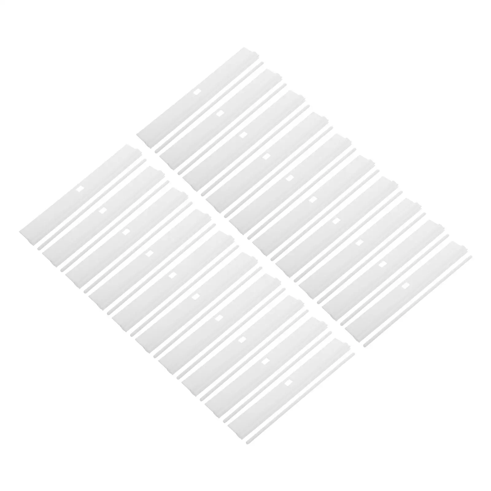 20 Pcs Repair Parts Dual Vertical Blinds Repair Kit Hole Simple Clip Window Accessories Roller Blinds White Color
20 Pcs Repair Parts Dual Vertical Blinds Repair Kit Hole Simple Clip Window Accessories Roller Blinds White Color