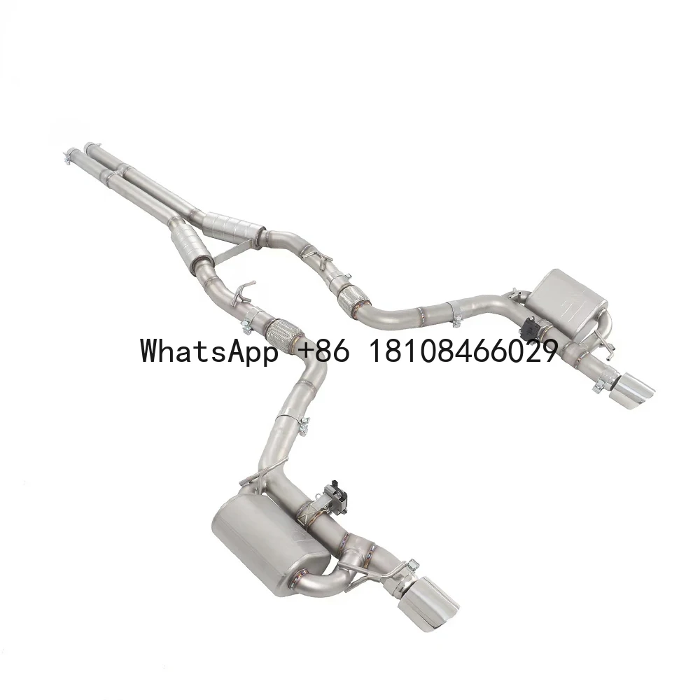 Hight Quality Exhaust System for Chrysler 300c Downpipe with Catalytic Cat Back with Valve Control Stainless Steel Material
Hight Quality Exhaust System for Chrysler 300c Downpipe with Catalytic Cat Back with Valve Control Stainless Steel Material