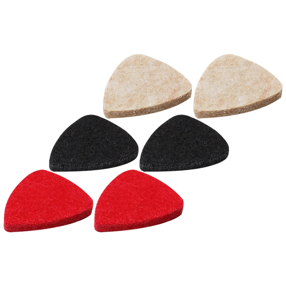 6Pcs Wool Felt Guitar Picks Multicolor Durable Electric Folk Ukulele Plectrums Replacement for Guitarists Guitar Picks
6Pcs Wool Felt Guitar Picks Multicolor Durable Electric Folk Ukulele Plectrums Replacement for Guitarists Guitar Picks