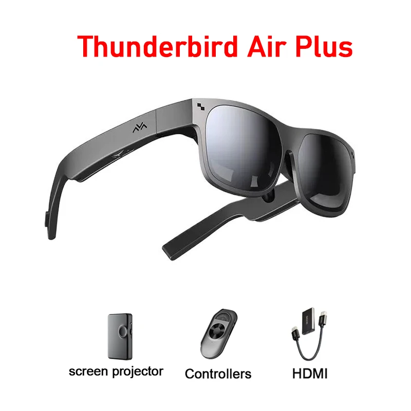 Очки RayNeo TCL Thunderbird Air Plus XR, портативные очки AR с 1080P OLED двойным дисплеем, FOV 49 ° Intelli-новые очки AR от TCL
Очки RayNeo TCL Thunderbird Air Plus XR, портативные очки AR с 1080P OLED двойным дисплеем, FOV 49 ° Intelli-новые очки AR от TCL