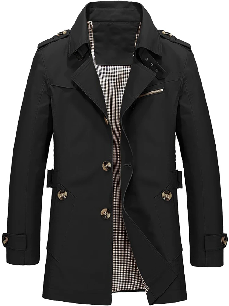 Mens Business Long Trench 2023 Casual Single Breasted Windbreaker Fashion Autumn Lapel Jackets Male New Slim Overcoats Outwear
Mens Business Long Trench 2023 Casual Single Breasted Windbreaker Fashion Autumn Lapel Jackets Male New Slim Overcoats Outwear