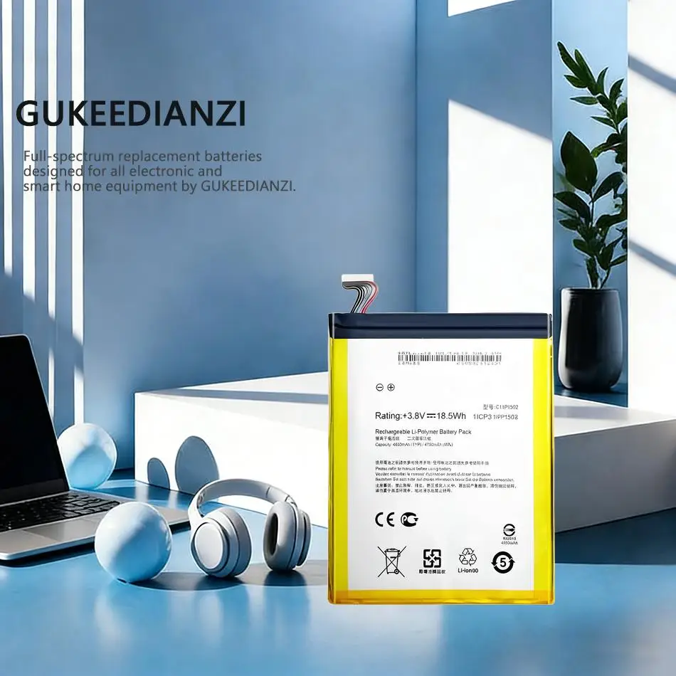 4890mAh C11P1502 Tablet Battery High Performance For Asus Zenpad 10 Z300C Z300CL Z300CG
4890mAh C11P1502 Tablet Battery High Performance For Asus Zenpad 10 Z300C Z300CL Z300CG