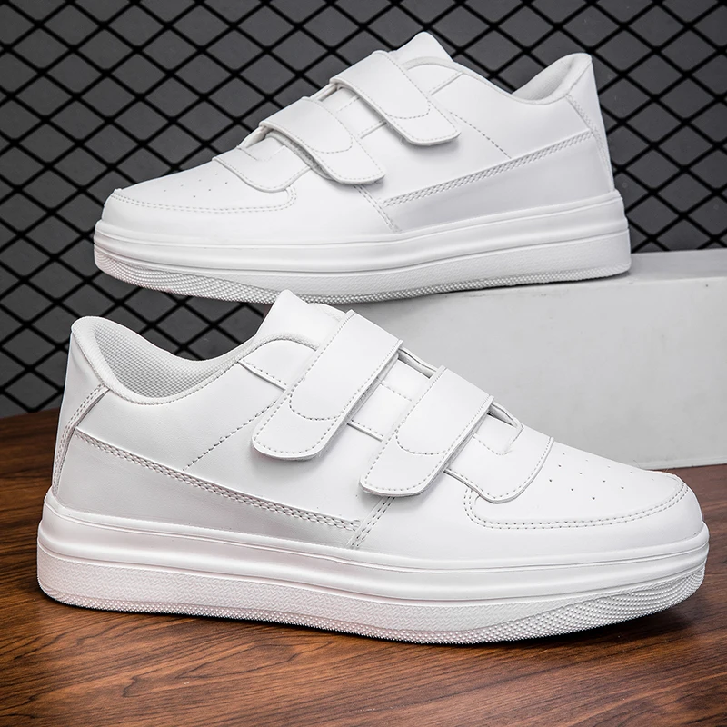 Design Hook Loop Men's Skateboard Shoes Big Size 48 Lightweight White Sneakers for Men Urban Fashion Skate Sneakers Man 2025 New
Design Hook Loop Men's Skateboard Shoes Big Size 48 Lightweight White Sneakers for Men Urban Fashion Skate Sneakers Man 2025 New