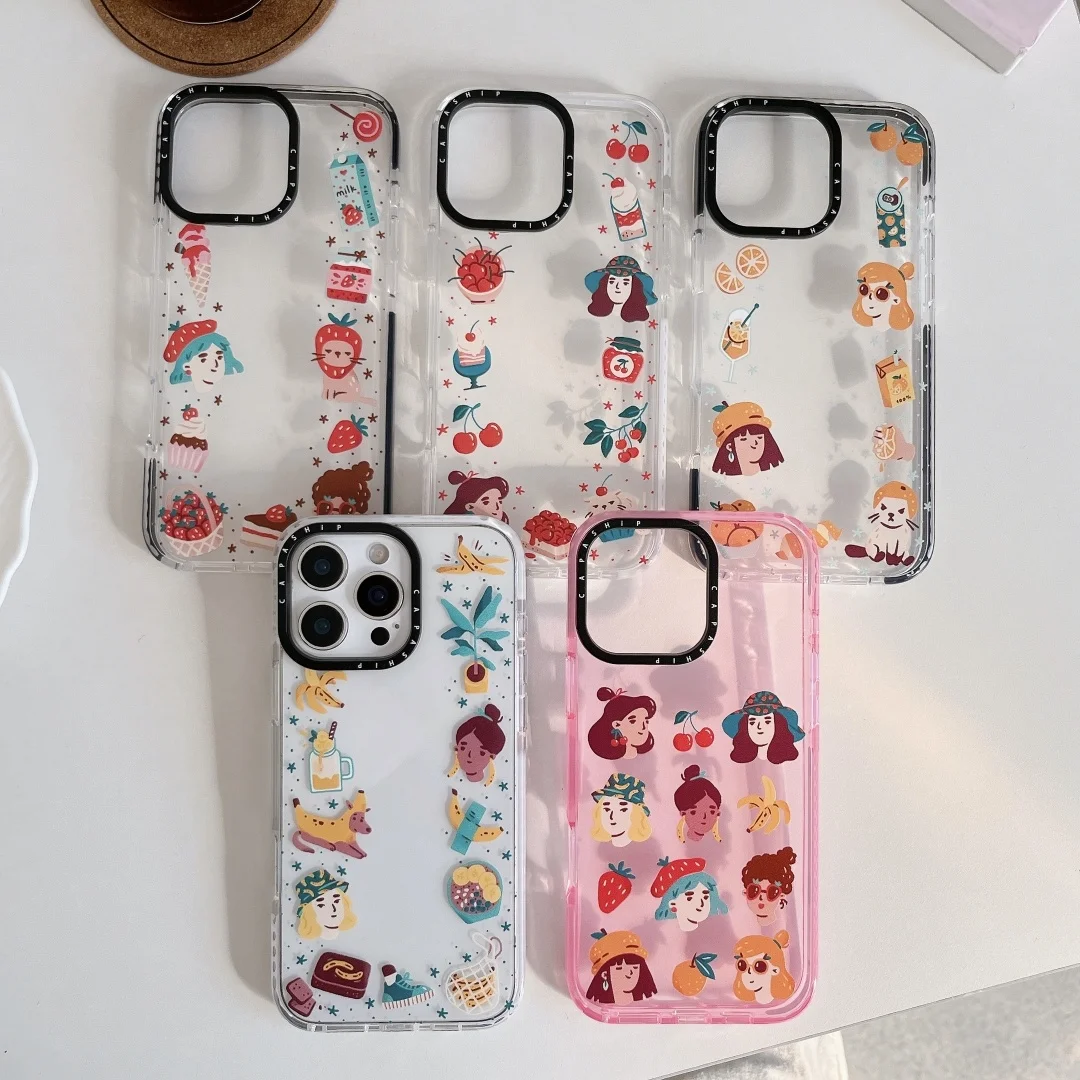 Transparent Fruit Strawberry Cherry Girl Pattern Phone Case For iPhone 17 Air 16 14 11 12 13 15 Pro Max 14 Plus Shockproof Cover
Transparent Fruit Strawberry Cherry Girl Pattern Phone Case For iPhone 17 Air 16 14 11 12 13 15 Pro Max 14 Plus Shockproof Cover