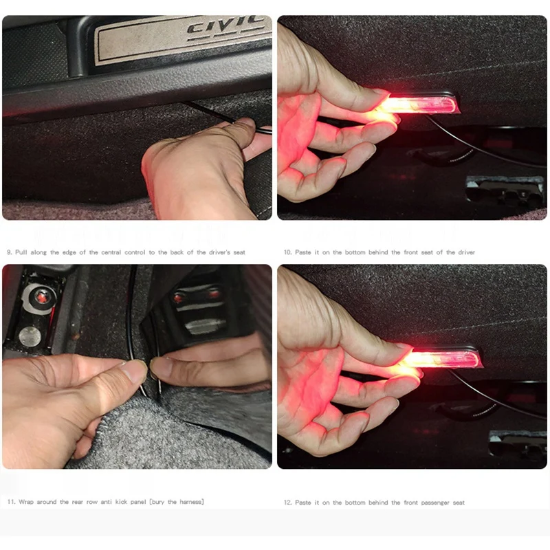 M93K-Car Interior Atmosphere Light LED Ambient Foot Lights For Honda Civic Accord 10Th CRV RW 5Th 16-22
M93K-Car Interior Atmosphere Light LED Ambient Foot Lights For Honda Civic Accord 10Th CRV RW 5Th 16-22