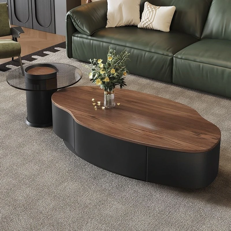 Light luxury mango coffee table, living room special-shaped household small apartment, walnut color tea table
Light luxury mango coffee table, living room special-shaped household small apartment, walnut color tea table