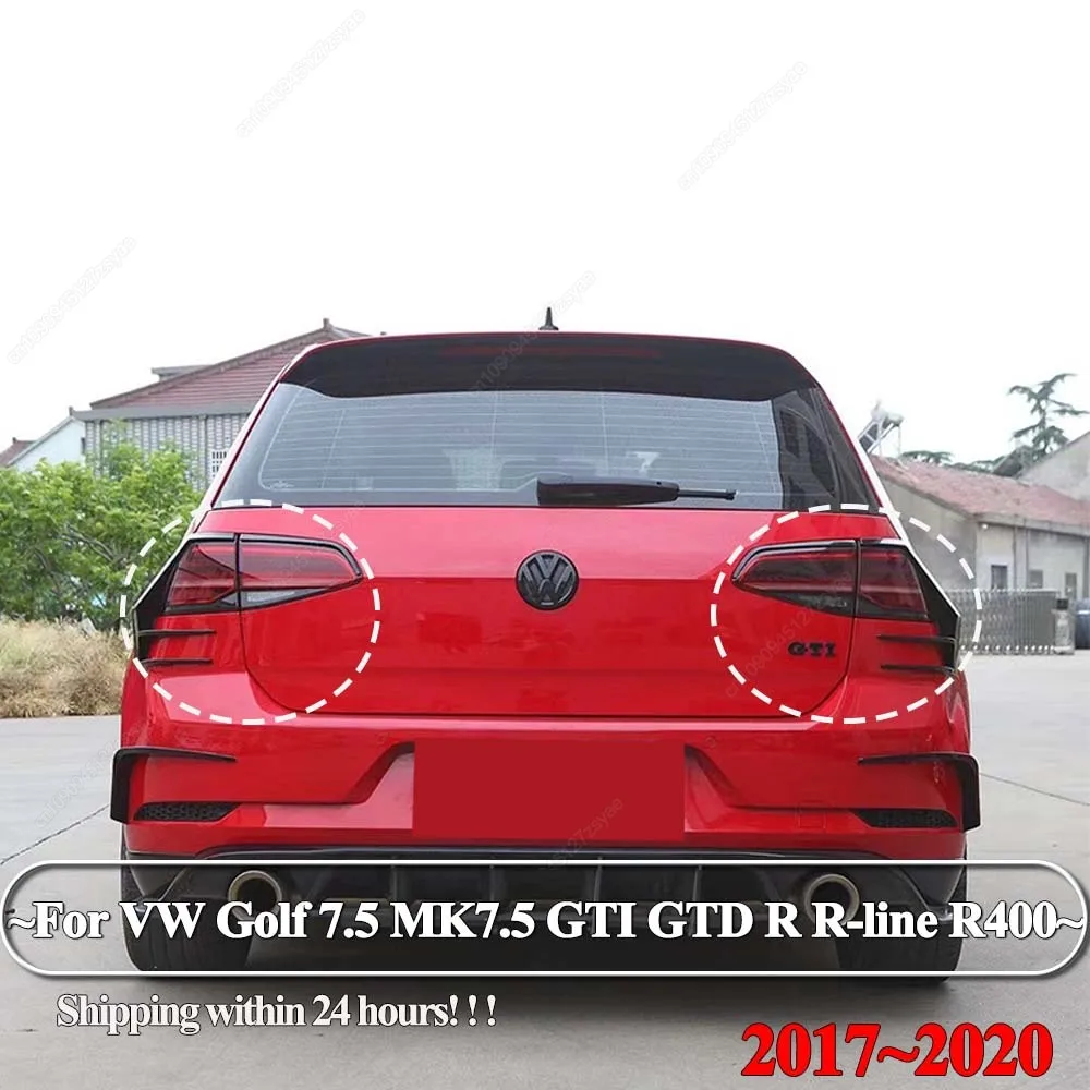 Rear Bumper Splitter Taillight Cover Fog Lamp Light Trim For VW Golf 7.5 MK7.5 GTI GTD R R-line R400 2017-2020 Body Kits Tuning
Rear Bumper Splitter Taillight Cover Fog Lamp Light Trim For VW Golf 7.5 MK7.5 GTI GTD R R-line R400 2017-2020 Body Kits Tuning
