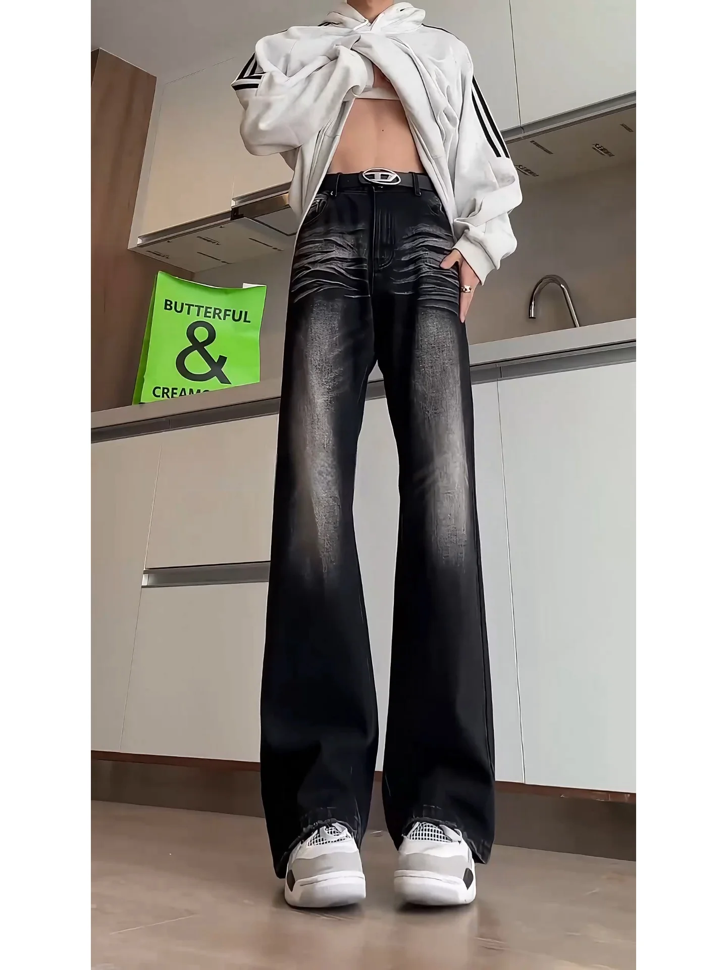 Мужские джинсы в американском ретро-стиле, осенне-зимние, зауженные, прямые, с легким расклешением, удлиняющие ноги, в стиле High Street
Мужские джинсы в американском ретро-стиле, осенне-зимние, зауженные, прямые, с легким расклешением, удлиняющие ноги, в стиле High Street