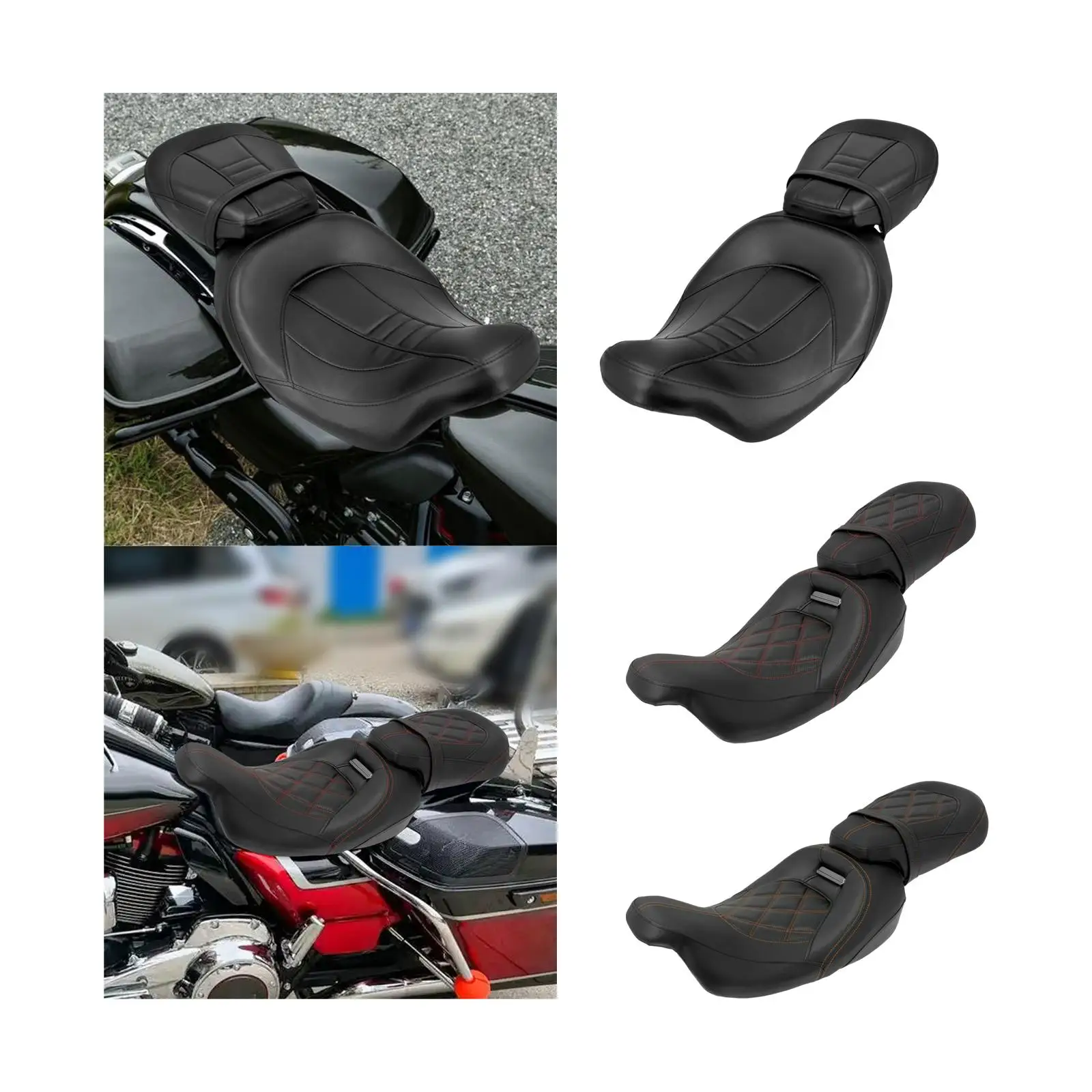 Motorcycle Two up Driver Passenger Seat Cushion Riders Pad Directly Replace Spare Parts High Performance Accessory Practical
Motorcycle Two up Driver Passenger Seat Cushion Riders Pad Directly Replace Spare Parts High Performance Accessory Practical