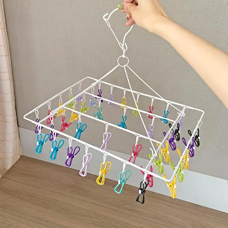 Outdoor Multi-clamp Clothesline Windproof Cute aron Color Metal Underwear Sos Drng Ra Student Dormi Sos Drng...
Outdoor Multi-clamp Clothesline Windproof Cute aron Color Metal Underwear Sos Drng Ra Student Dormi Sos Drng...
