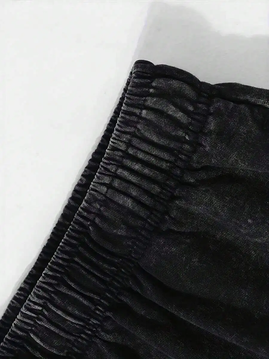 290g Washed Cotton Printed Shorts For Men, Casual Elastic Waist With Drawstring, Adjustable Fit
290g Washed Cotton Printed Shorts For Men, Casual Elastic Waist With Drawstring, Adjustable Fit