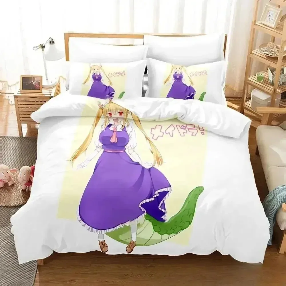 3D Miss Kobayashi's Dragon Maid Bedding Set Bedroom Soft Modern Bedspreads Comefortable Duvet Cover Quilt Cover And Pillowcase
3D Miss Kobayashi's Dragon Maid Bedding Set Bedroom Soft Modern Bedspreads Comefortable Duvet Cover Quilt Cover And Pillowcase