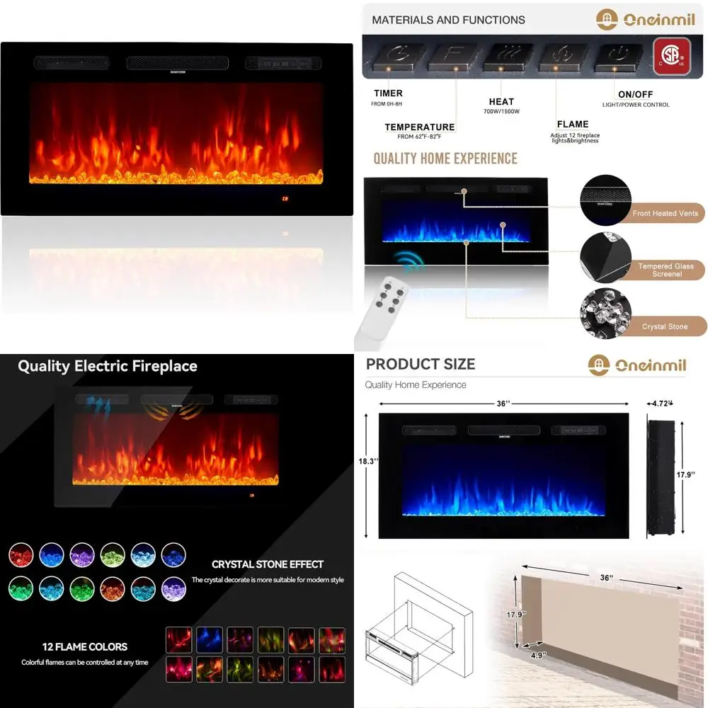 Светодиодный электрический каминный обогреватель с 12 настройками пламени, реалистичным цветным пламенем, регулируемым таймером, сенсорным экраном и дистанционным управлением,
Светодиодный электрический каминный обогреватель с 12 настройками пламени, реалистичным цветным пламенем, регулируемым таймером, сенсорным экраном и дистанционным управлением,