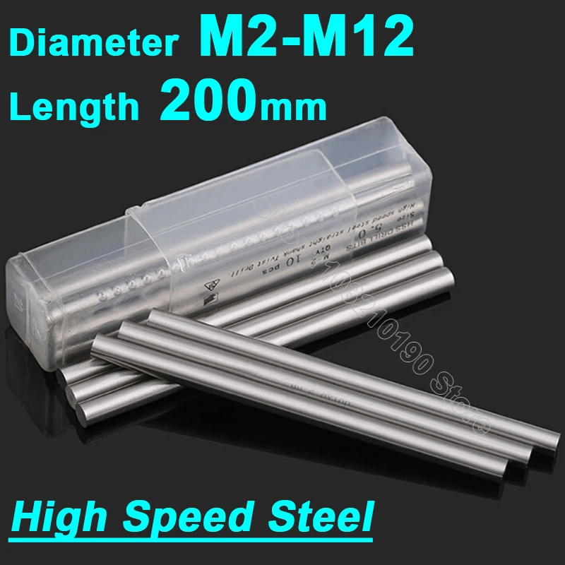 1Pc Solid Round Turning Tool Dia 2~12mm Straight Shank HSS High Speed Steel Round CNC Cutting Turning Lathe Tool Bar Rod L=200mm
1Pc Solid Round Turning Tool Dia 2~12mm Straight Shank HSS High Speed Steel Round CNC Cutting Turning Lathe Tool Bar Rod L=200mm