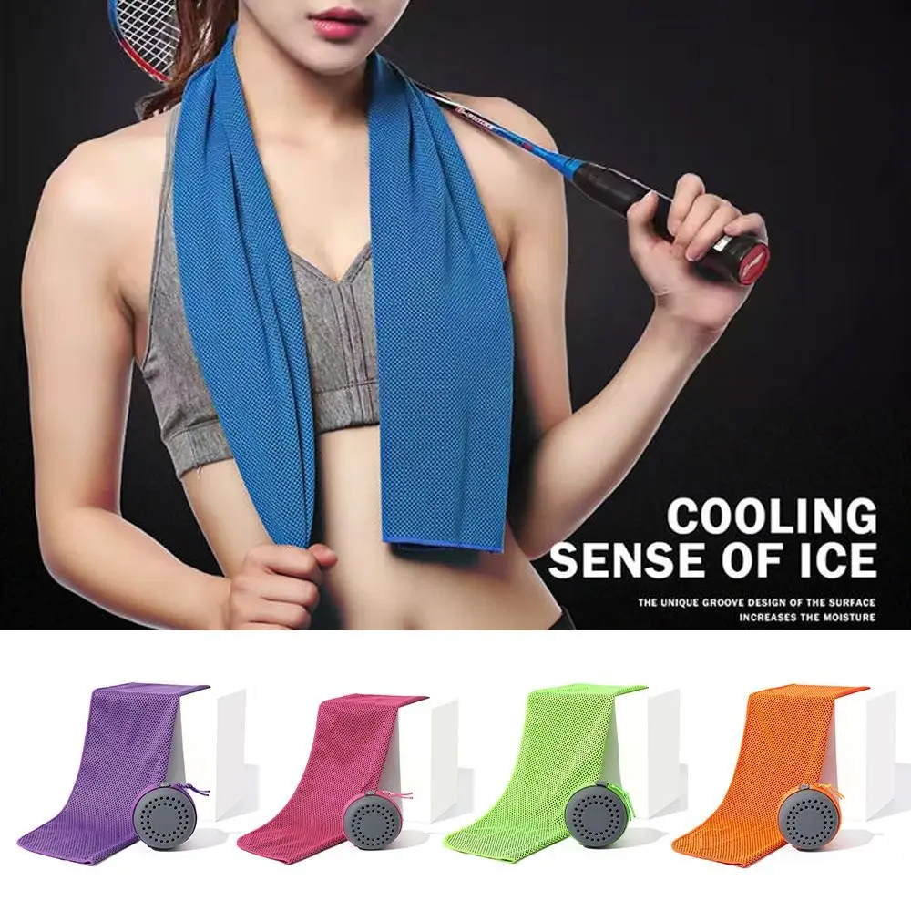 Portable 30*80cm Cooling Towel Breathable Fabric Neck Wraps Fitness Towel Storage Box Quick Dry Towel Silicone Bag Fitness
Portable 30*80cm Cooling Towel Breathable Fabric Neck Wraps Fitness Towel Storage Box Quick Dry Towel Silicone Bag Fitness