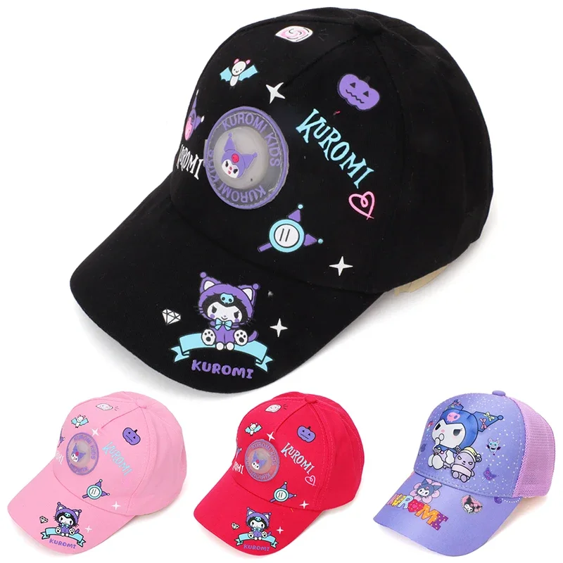 Fashion Sanrio 3D Kuromi Girls Baseball Cap Led Light Children's Summer New Sun Protection Cap Cute Kids Hip Hop Hat For Girl
Fashion Sanrio 3D Kuromi Girls Baseball Cap Led Light Children's Summer New Sun Protection Cap Cute Kids Hip Hop Hat For Girl
