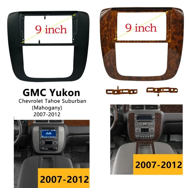 For 2007-2012 GMC YUKON 9 INCH Car Radio Stereo DashBoard Panel Frame Android Player Head Unit Fascia Harness accesorios de auto
For 2007-2012 GMC YUKON 9 INCH Car Radio Stereo DashBoard Panel Frame Android Player Head Unit Fascia Harness accesorios de auto
