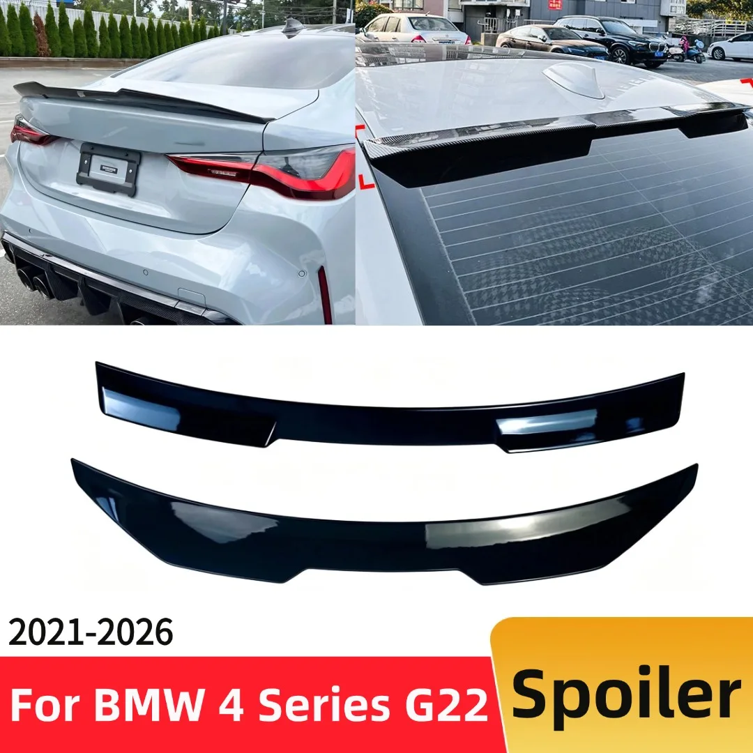 Rear Trunk Roof Spoiler Wing Tuning Accessories Exterior Part Boot Lip Glossy Black Airfoil For BMW 4 Series G22 Coupe 2021-2026
Rear Trunk Roof Spoiler Wing Tuning Accessories Exterior Part Boot Lip Glossy Black Airfoil For BMW 4 Series G22 Coupe 2021-2026