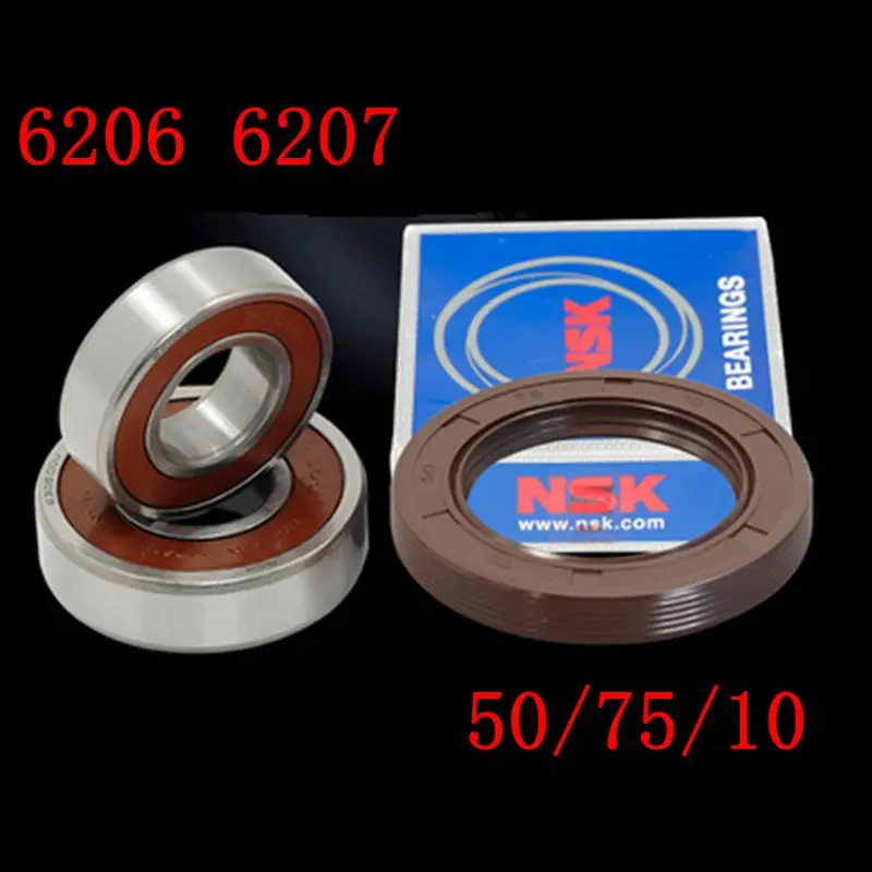 for Hisense ROYALSTAR drum washing machine Water seal(50/75/10)+bearings 2 PCs(6206 6207)Oil seal Sealing ring parts
for Hisense ROYALSTAR drum washing machine Water seal(50/75/10)+bearings 2 PCs(6206 6207)Oil seal Sealing ring parts