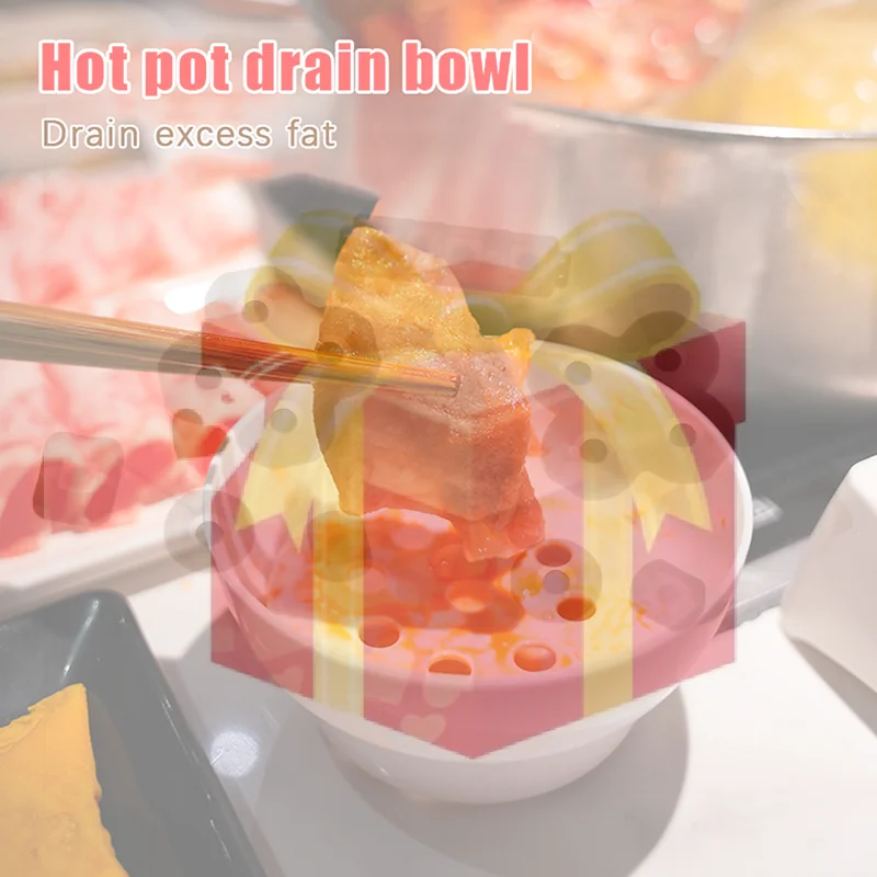 【HG】Creative Hot Pot Drip Oil Bowl Mesh Round Dipping Sauce Bowl 270ml Ceramic Double-layer Filter Soup Bowl Restaurant 1/5pcs
【HG】Creative Hot Pot Drip Oil Bowl Mesh Round Dipping Sauce Bowl 270ml Ceramic Double-layer Filter Soup Bowl Restaurant 1/5pcs