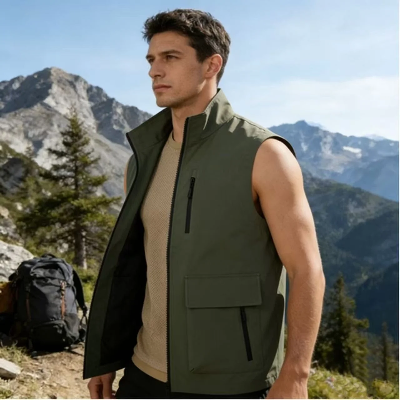 Men New Spring Autumn Casual Vest Men Outdoor Breathable Thin Coat Men Fashion Fishing Waistcoat Men Zipper Vest Slim Fit Coats
Men New Spring Autumn Casual Vest Men Outdoor Breathable Thin Coat Men Fashion Fishing Waistcoat Men Zipper Vest Slim Fit Coats