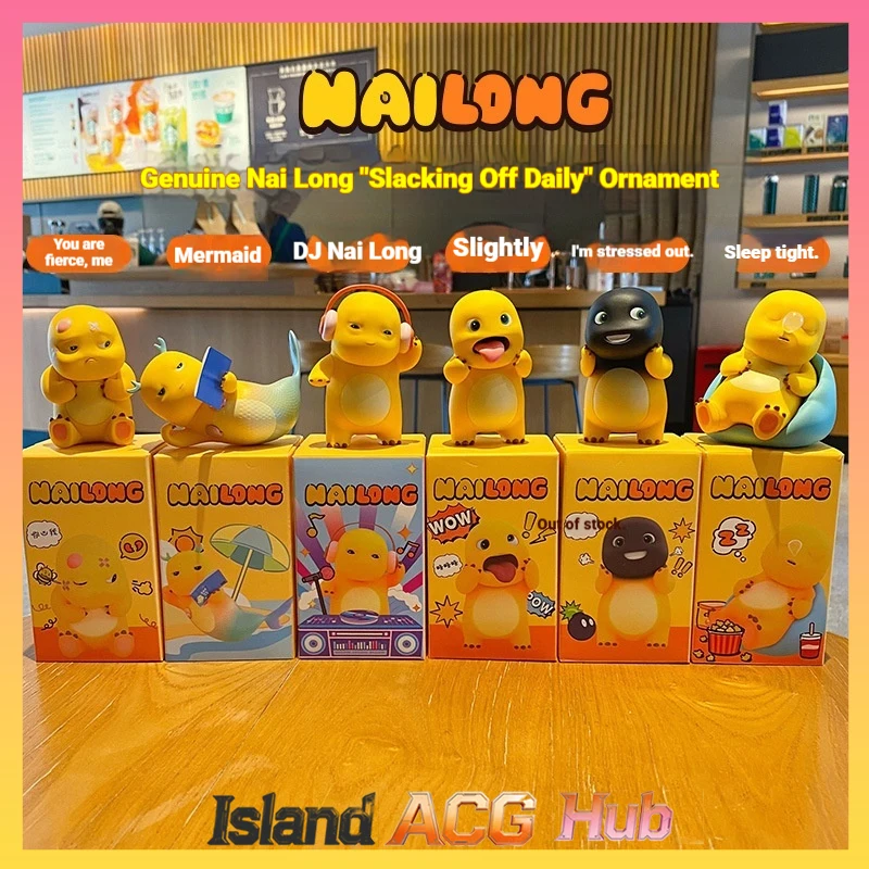 New Nailong Blind Box Lazy Daily Life Cute Dragon PVC Figure Kawaii Desktop Ornament Car Decor Random Style Collectible Toy
New Nailong Blind Box Lazy Daily Life Cute Dragon PVC Figure Kawaii Desktop Ornament Car Decor Random Style Collectible Toy
